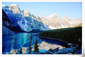 Moraine Lake 加拿大 Moraine Lake 夢蓮湖 加拿大