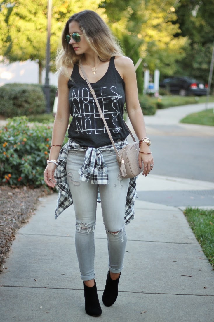 Bedazzles After Dark FSU Game Day Outfit + 150 OCJ Apparel Giveaway!