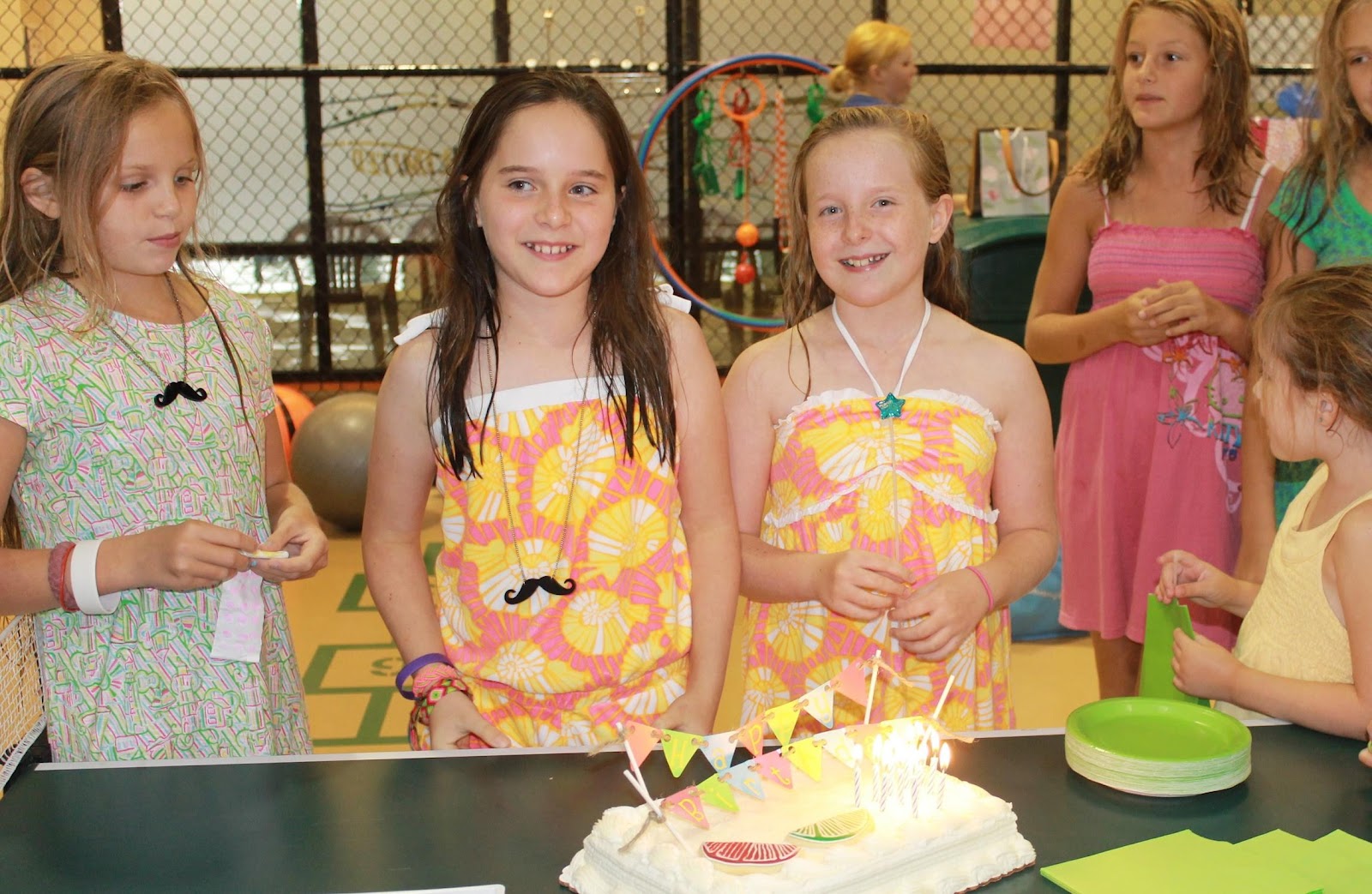 Maryland Pink and Green: Birthday Pool Party!