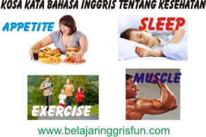100 Kosa Kata Tentang Kesehatan dalam Bahasa Inggris