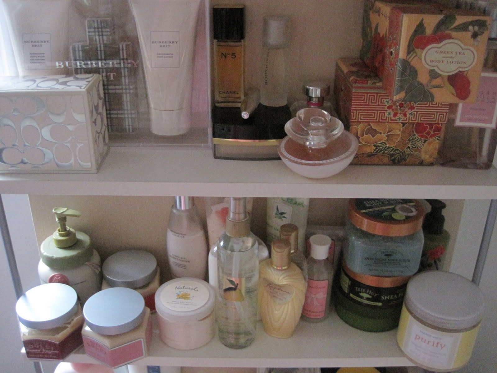 Missy's Style Watch Organizing Your Perfumes and Lotions into Your Own