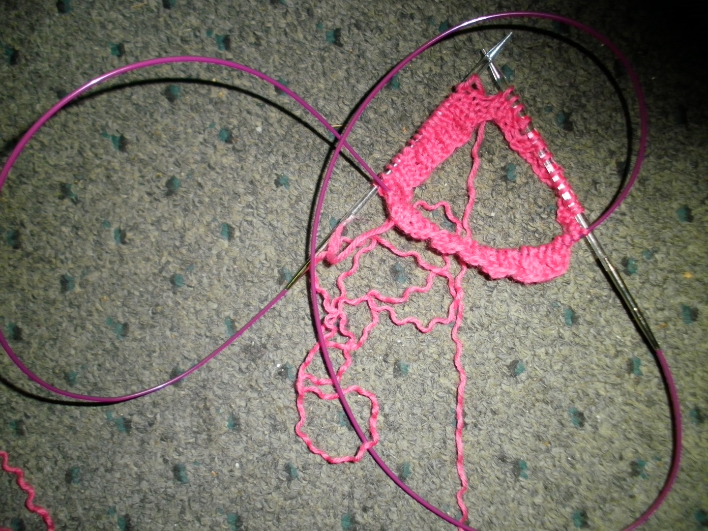 Raining Knitting Needles