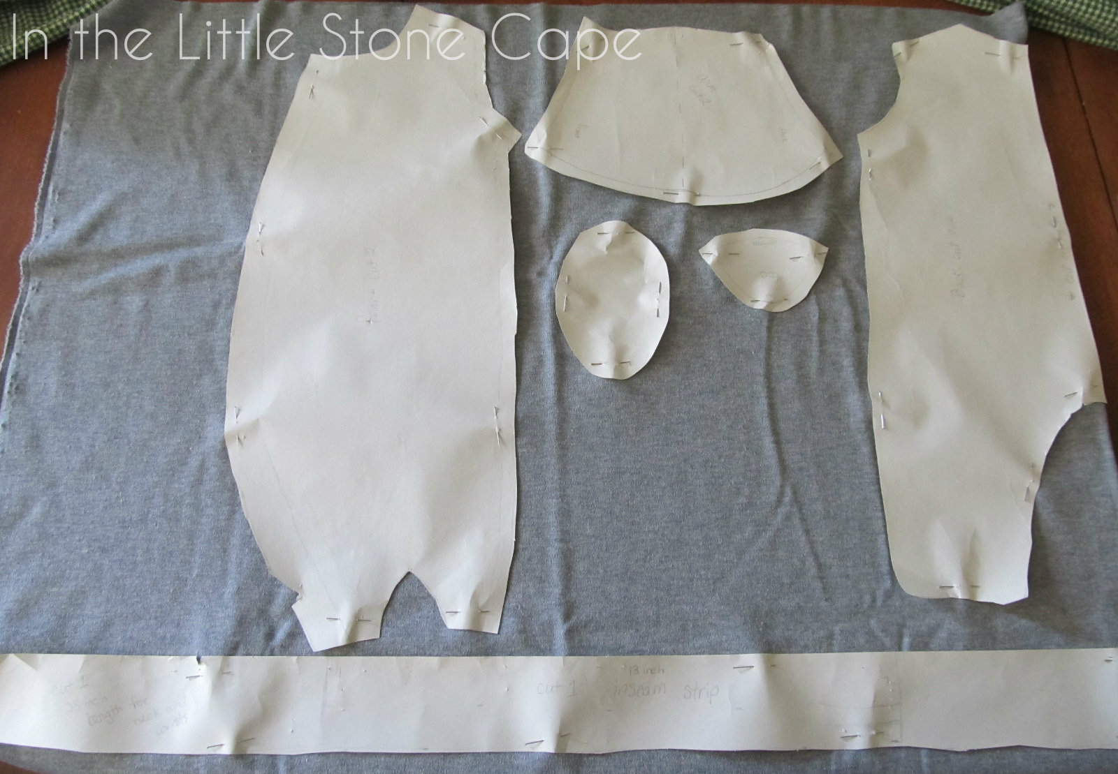 In the Little Stone Cape Infant Footie Pajama Pattern