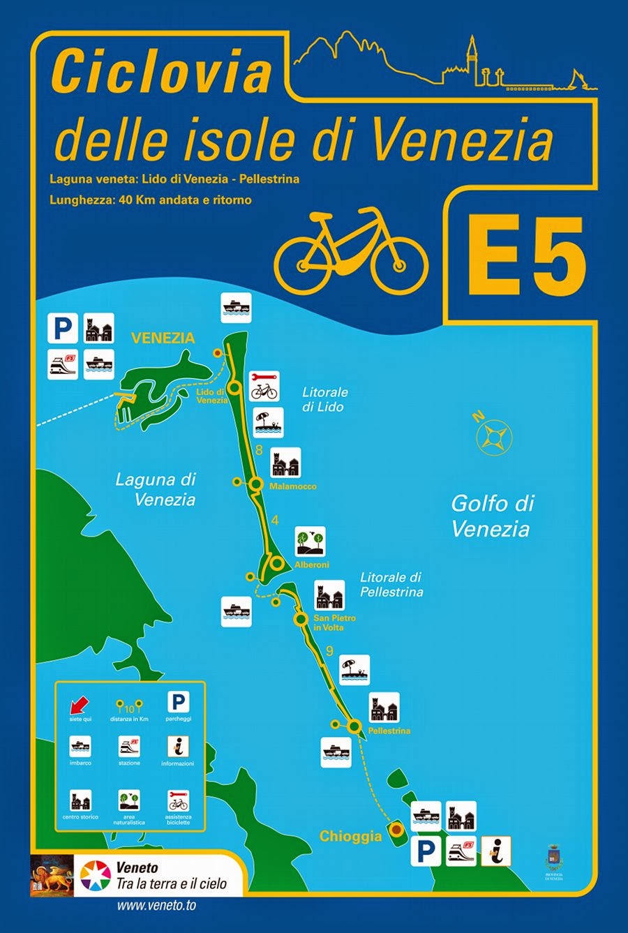 VE.LE. CICLOVIA ADRIATICA VENEZIA LECCE E OLTRE: Ciclovia delle isole di Venezia. Bici ...