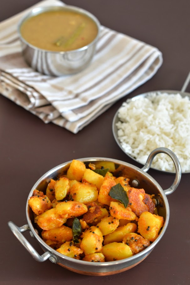 Palakkad Chamayal: Urulaikizhangu Kara Curry/Potato Curry
