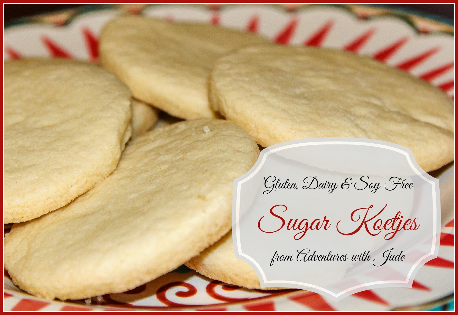 Adventures with Jude Gluten, Dairy and Soy Free Vanilla Sugar Cookies