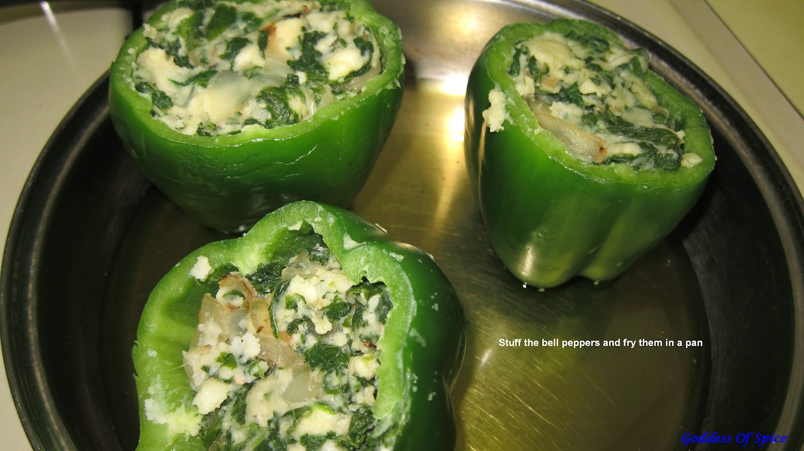 Goddess Of Spice Stuffed Capsicum