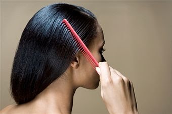 E Beauty Getting Natural Hair Bone Straight
