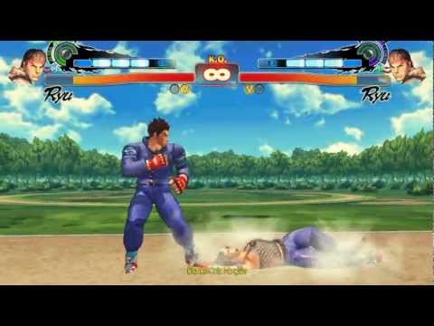 Street Fighter IV - RYU Complete Playthrough (PS3) 