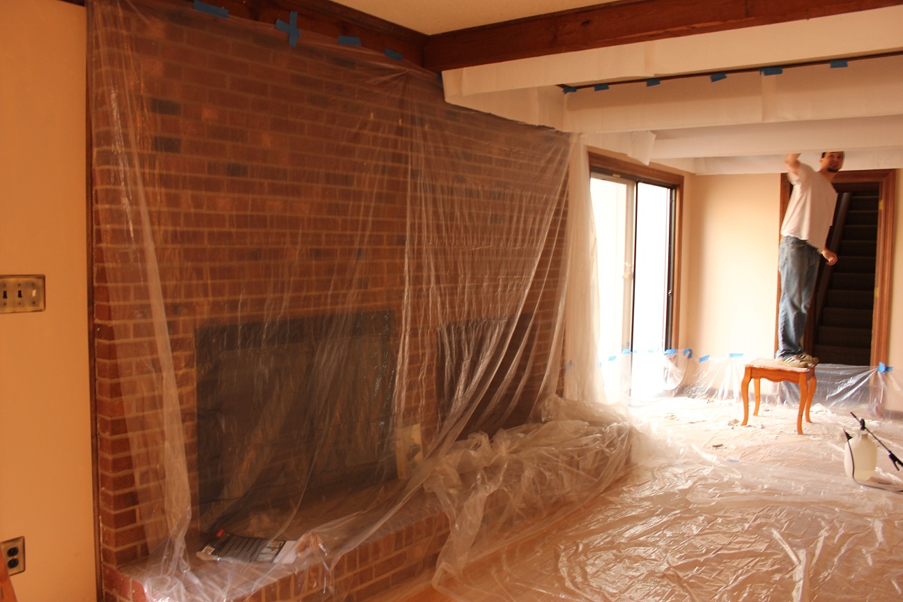 The Handcrafted Life How To Remove Popcorn Ceilings