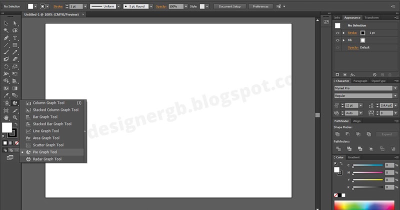 designerk 3D Yüzük Pasta Grafiği Oluşturma Create 3D Ring Pie Chart