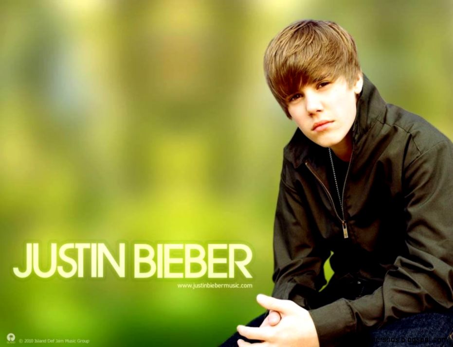 Justin Bieber Green background Justin Bieber Green background