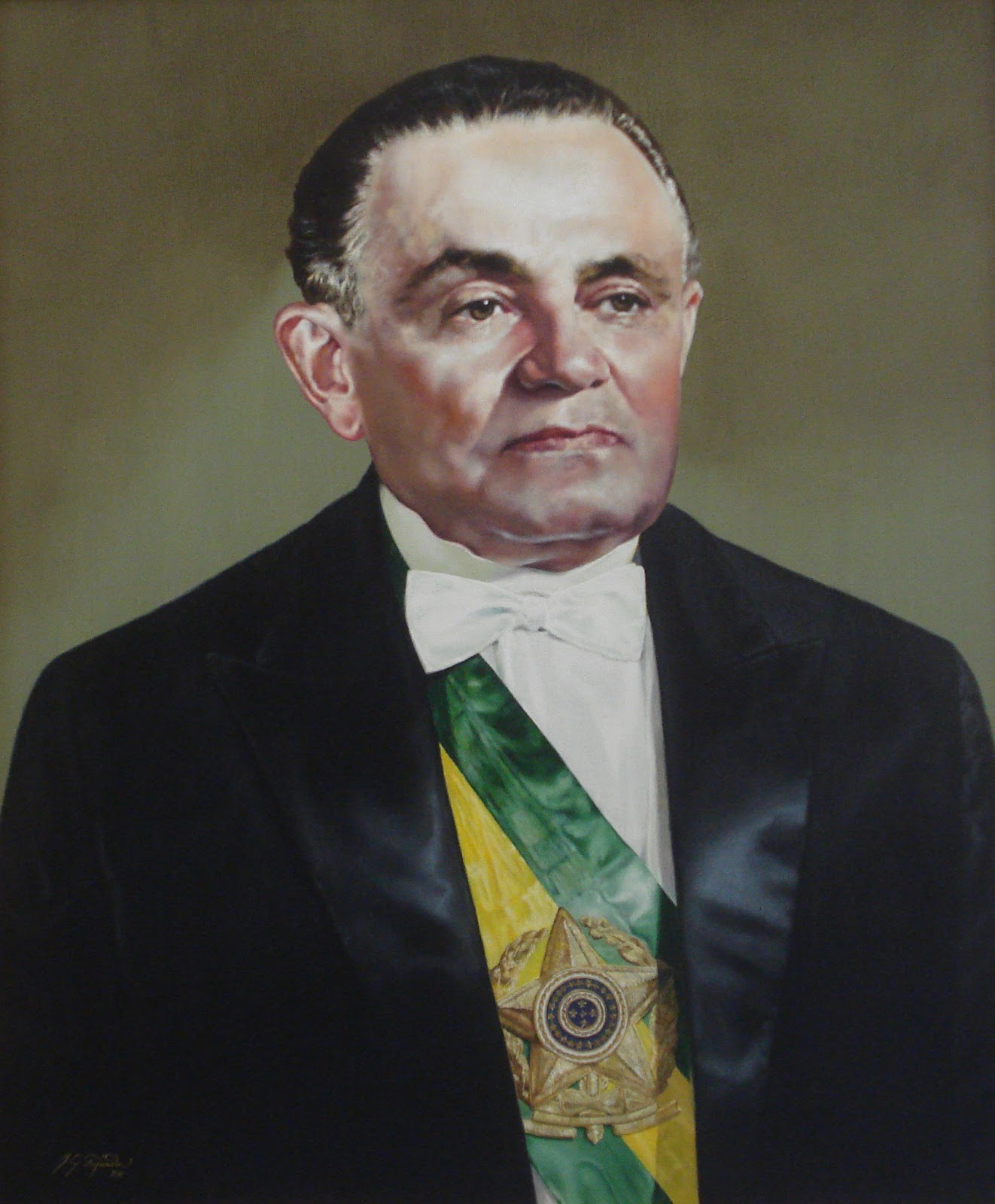 JG FAJARDO PORTRAIT PAINTING PRESIDENTE CASTELO BRANCO (JG Fajardo's