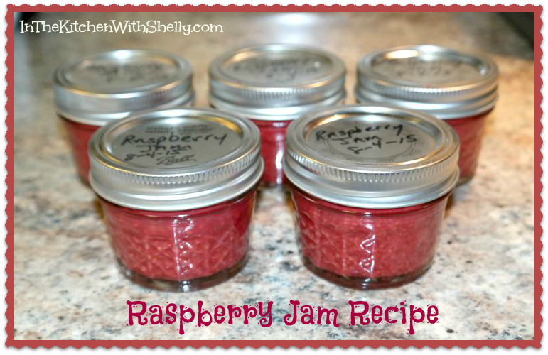 Shakin & Bakin Foodie Blog Home Canning Red Raspberry Jam Recipe