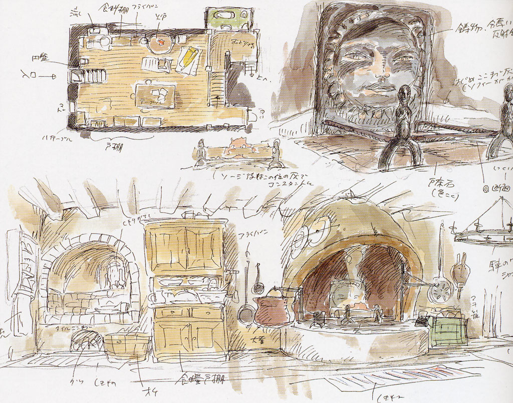 Artbook Art of Howls Moving Castle ハウルの動く城 Ghibli by