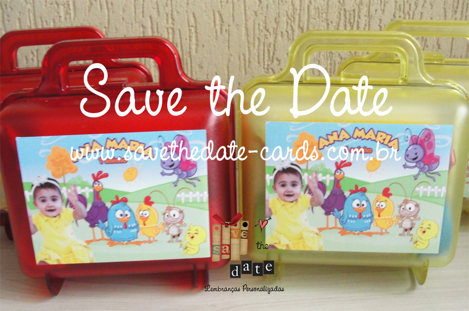 save the date galinha pintadinha