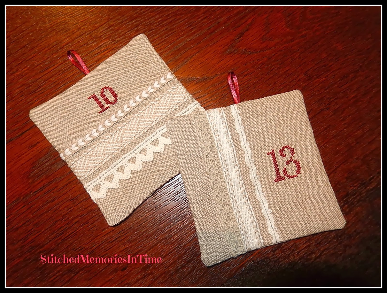 Stitched Memories in Time The Mystery of Christmas advent quilt mini