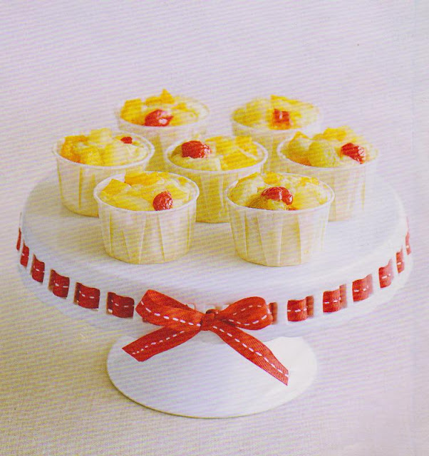 My Food Serving Fruit Cocktail Cupcakes