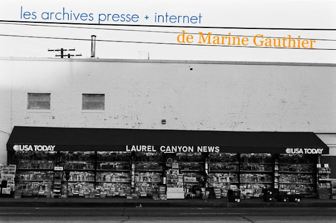 Les archives presse + internet de Marine Gauthier