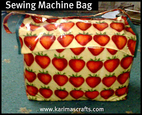 sewing machine bag handmade