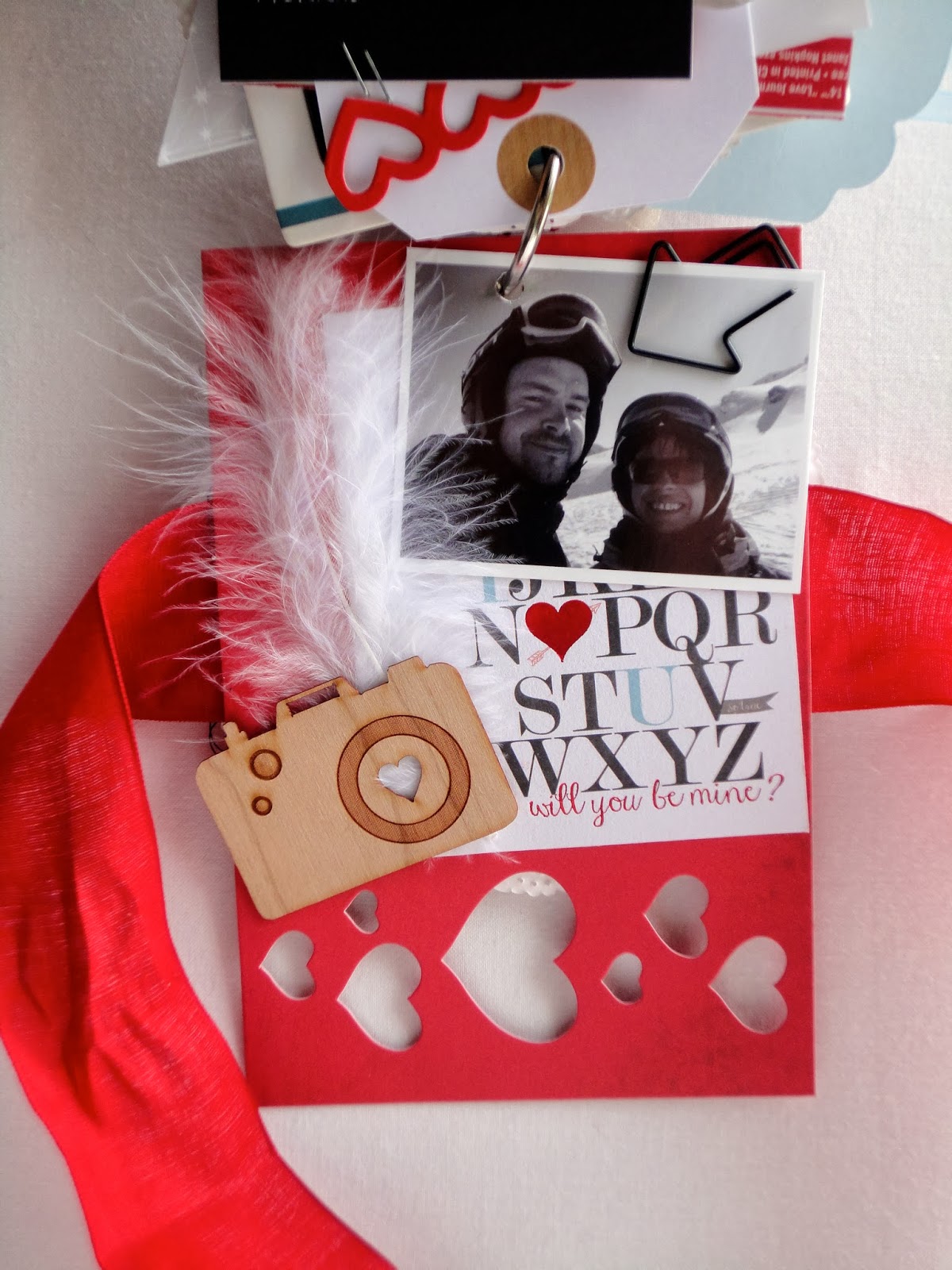 Instants de Scrap Mini album "Saint Valentin"