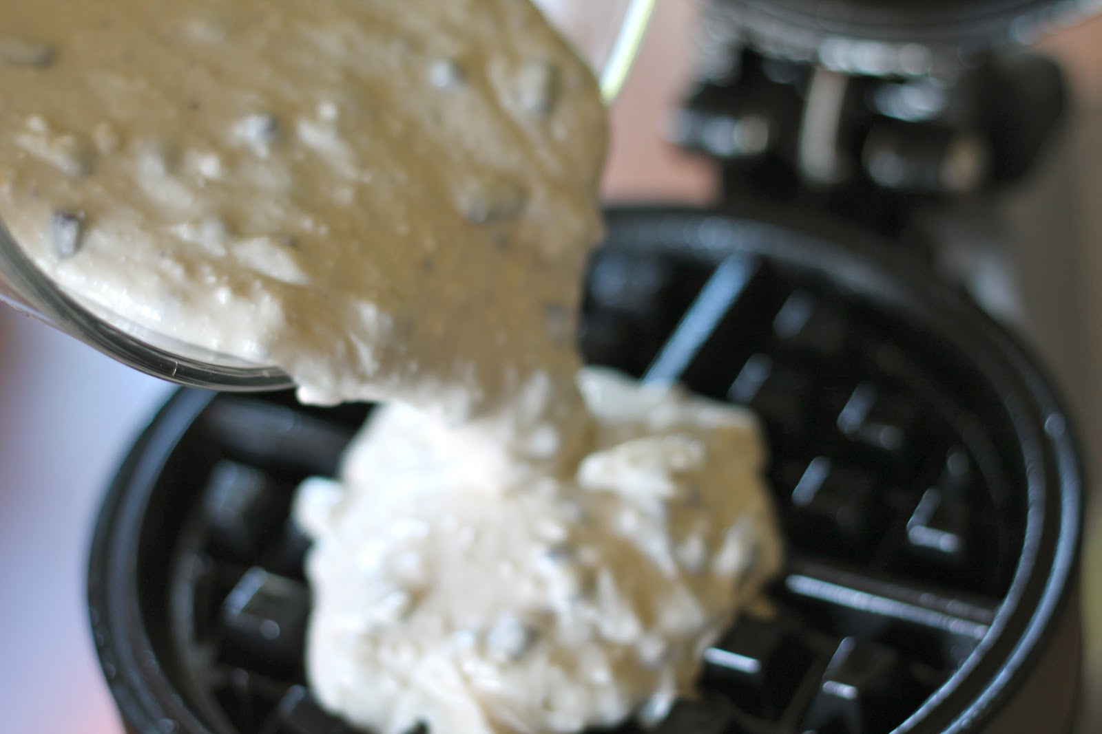 Mrs. Schwartz's Kitchen Blueberry Muffin Waffles