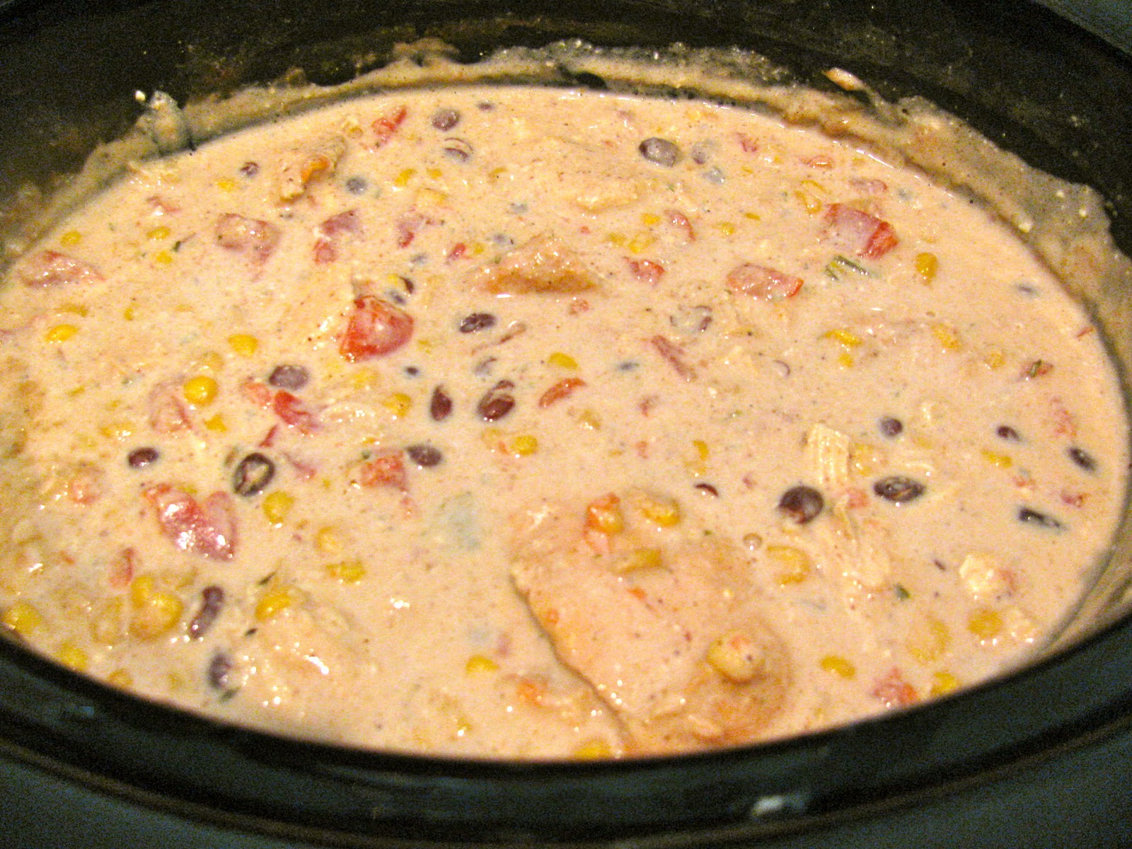 Rita's Recipes Crock Pot Cream Cheese Chicken Chile