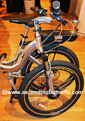 ProdecoTech Electric Bicycles Close Up on display at The Luxury Technology Show New York City March 2015