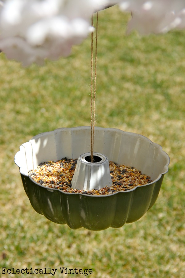Sugar Bowl Bird Feeder (Plus More DIY Feeders!) Days of Chalk and