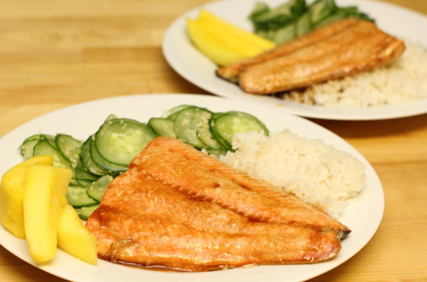 The No Pressure Cooker Soy Glazed Baked Salmon