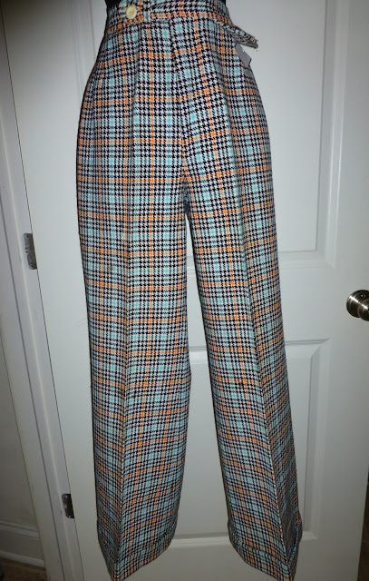 JC Penney plaid trousers