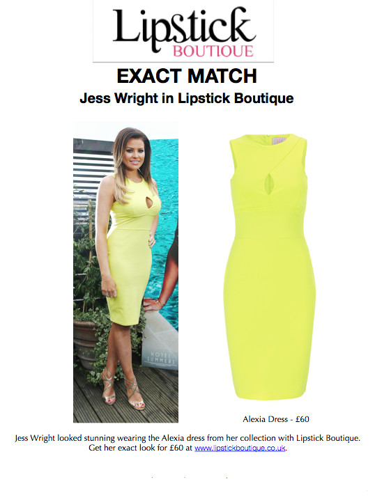jessica wright bodycon dress