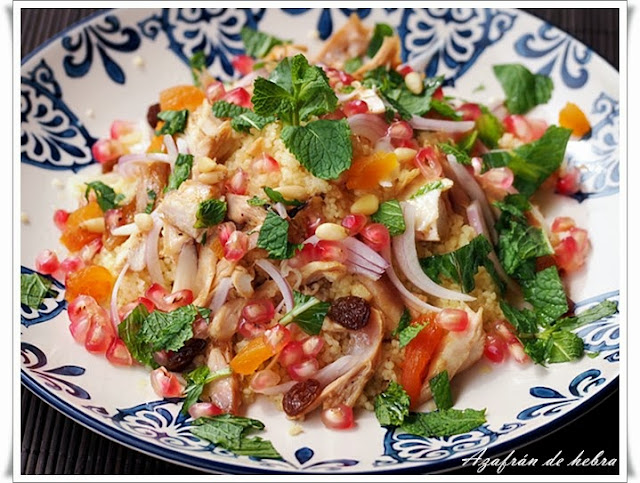 Cuscús Con Pollo En Ensalada
