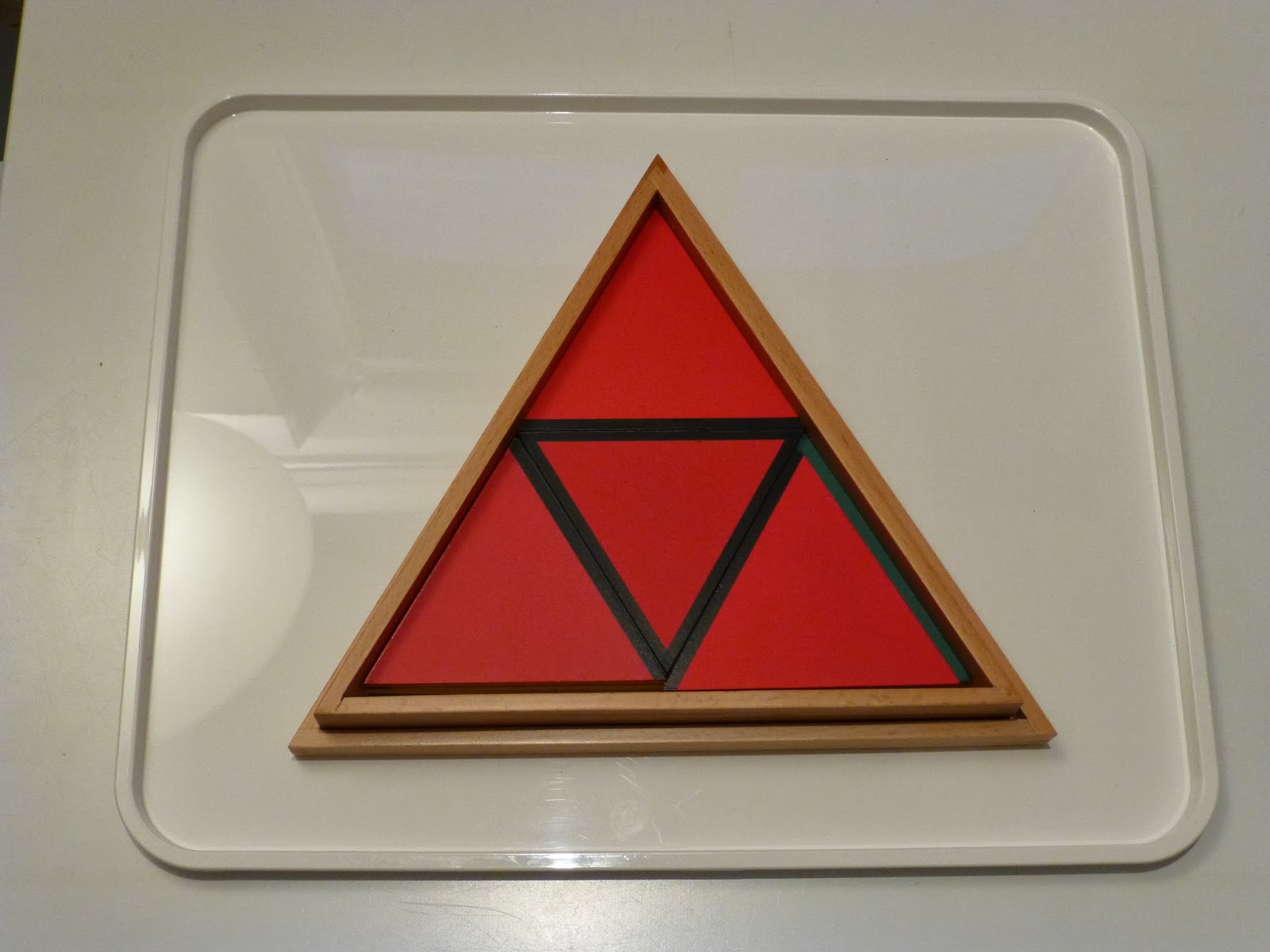 Family FECS Montessori Activity Constructive Triangles Triangle Box