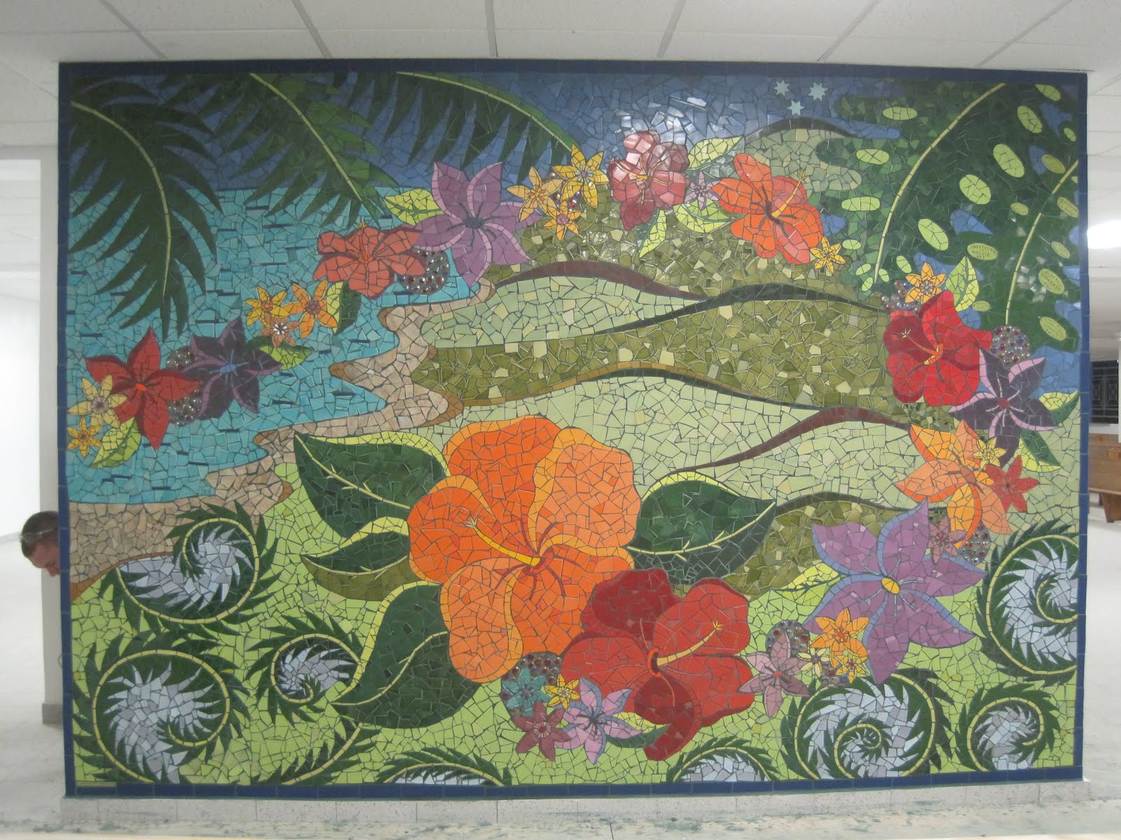 Laurel True True Mosaics Studio Mosaic Mural Making Intensive in Seattle