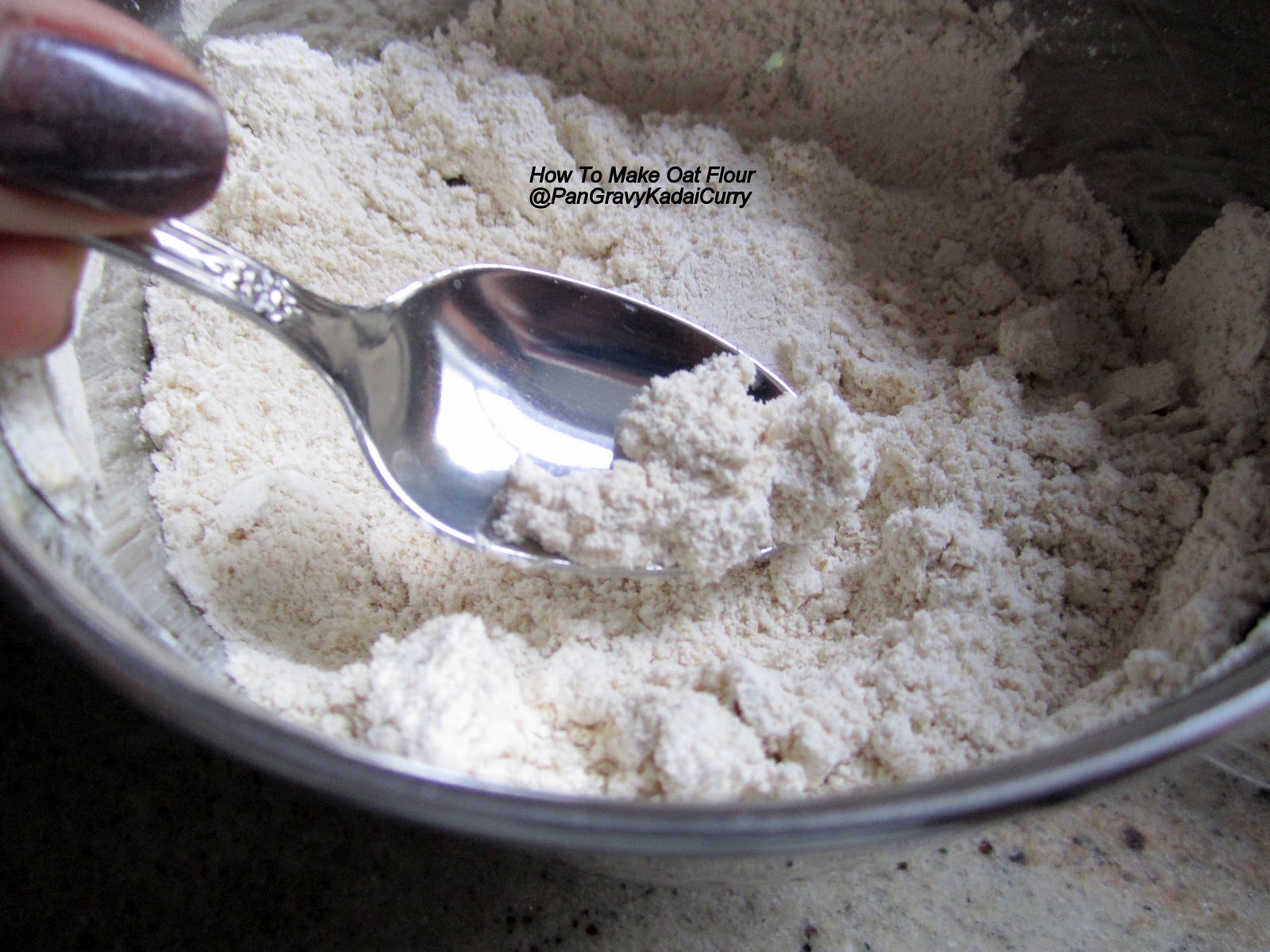 Pan Gravy Kadai Curry How to Make Oat Flour from OldFashioned Oats