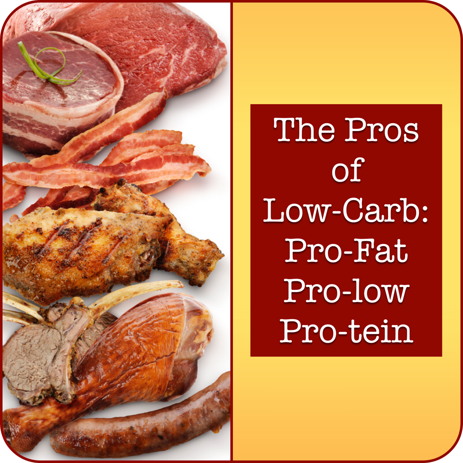 THE PROS OF LOW-CARB