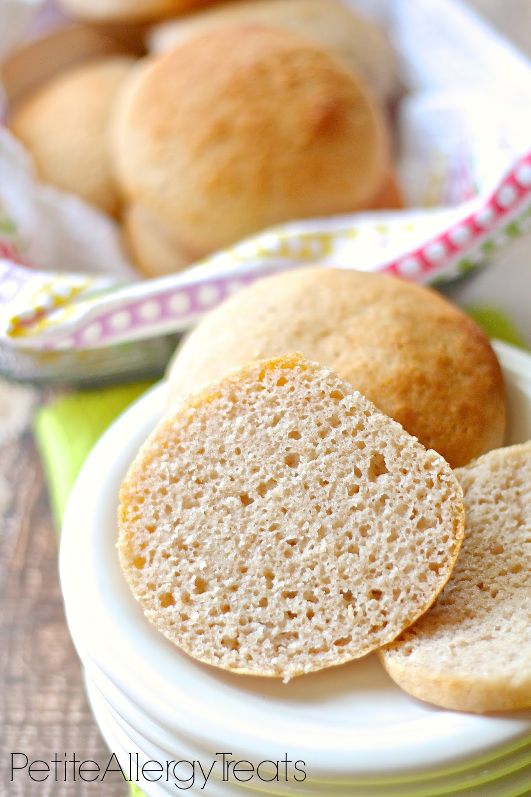 Soft Gluten Free Hamburger Buns and DIY Gluten Free Flour Mix