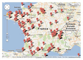 Carte des Groupements d'Employeurs