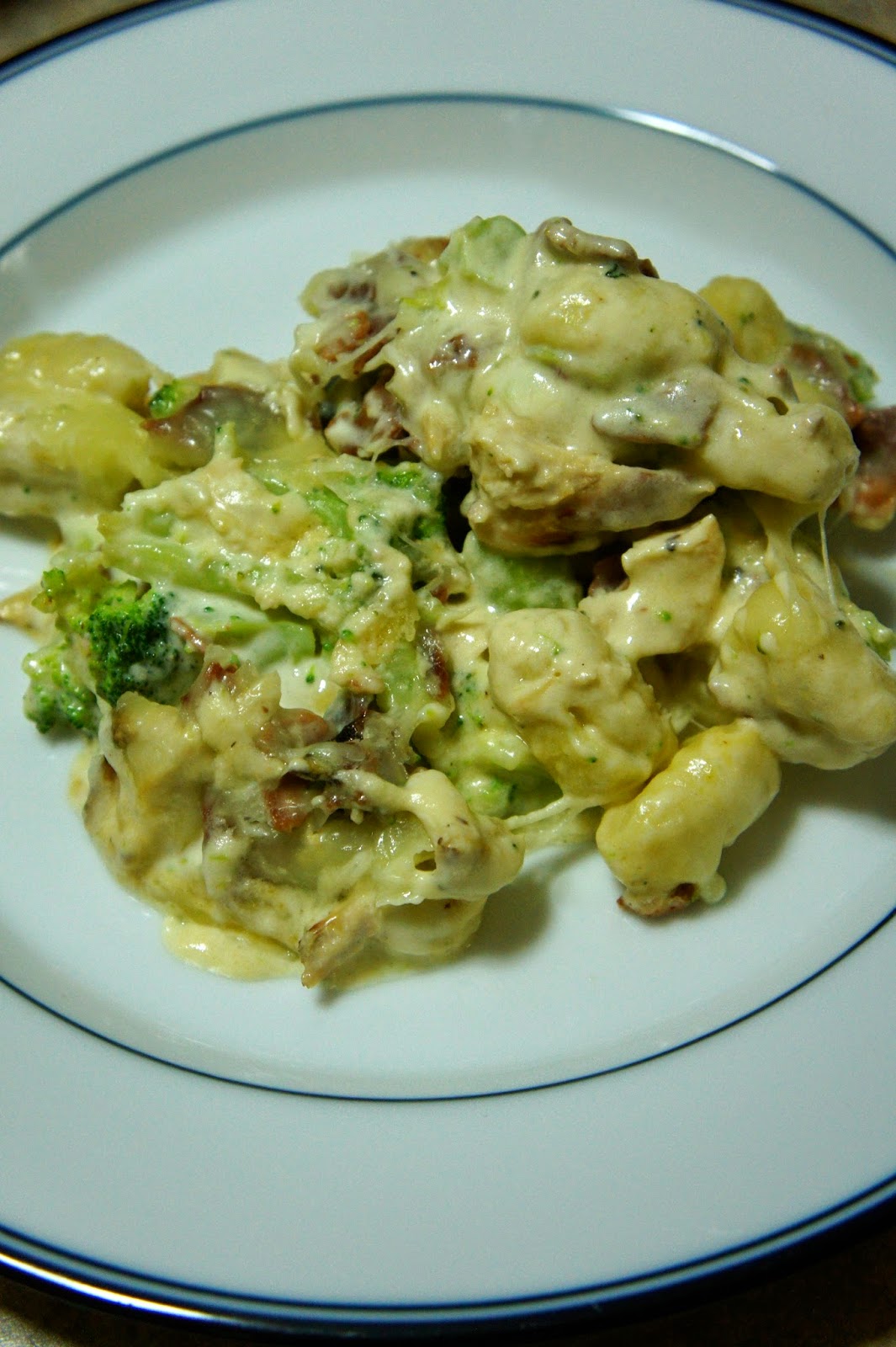 Savory Sweet and Satisfying Loaded Chicken Alfredo Gnocchi Bake