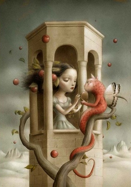 11-Nicoletta-Ceccoli-Surreal-Fairy-Tales-NOT-for-Children-www-designstack-co