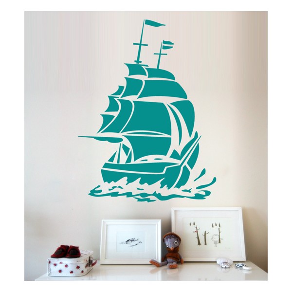 LUYBACO: Vinilo de un barco velero