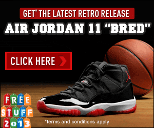 get now a pair of Air Jordan shoes  for free 