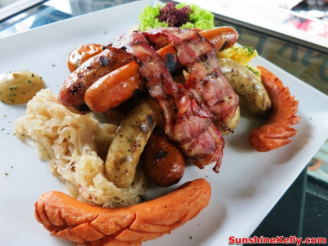 Bavarian House, German Restaurant, food review, german food, pork, taman desa, Mixed Sausage Platter