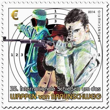 Briefmarke als Aufkleber 4 - Das sind "keine" echten Briefmarken der Deutschen Bundespost