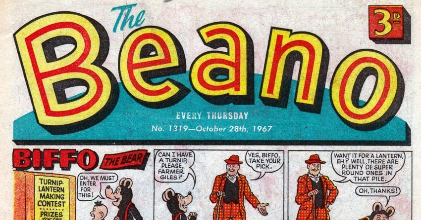 BLIMEY! The Blog of British Comics Biffo�s Halloween Turnip