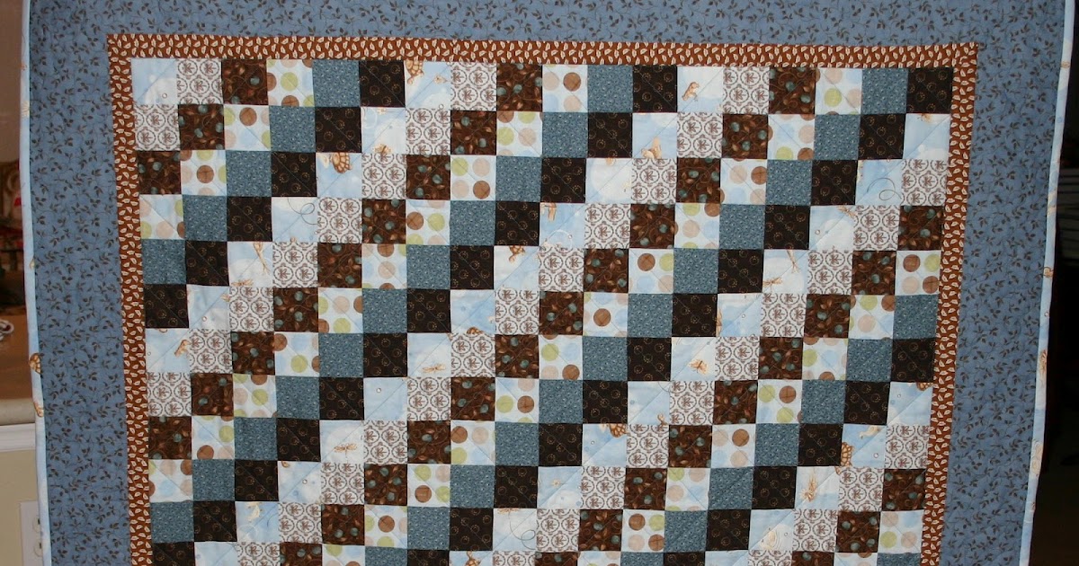 Baby Boy Blue Quilt!