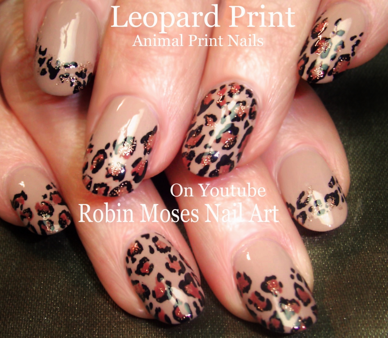 Robin Moses Nail Art Zebra print nails! "animal print nail art