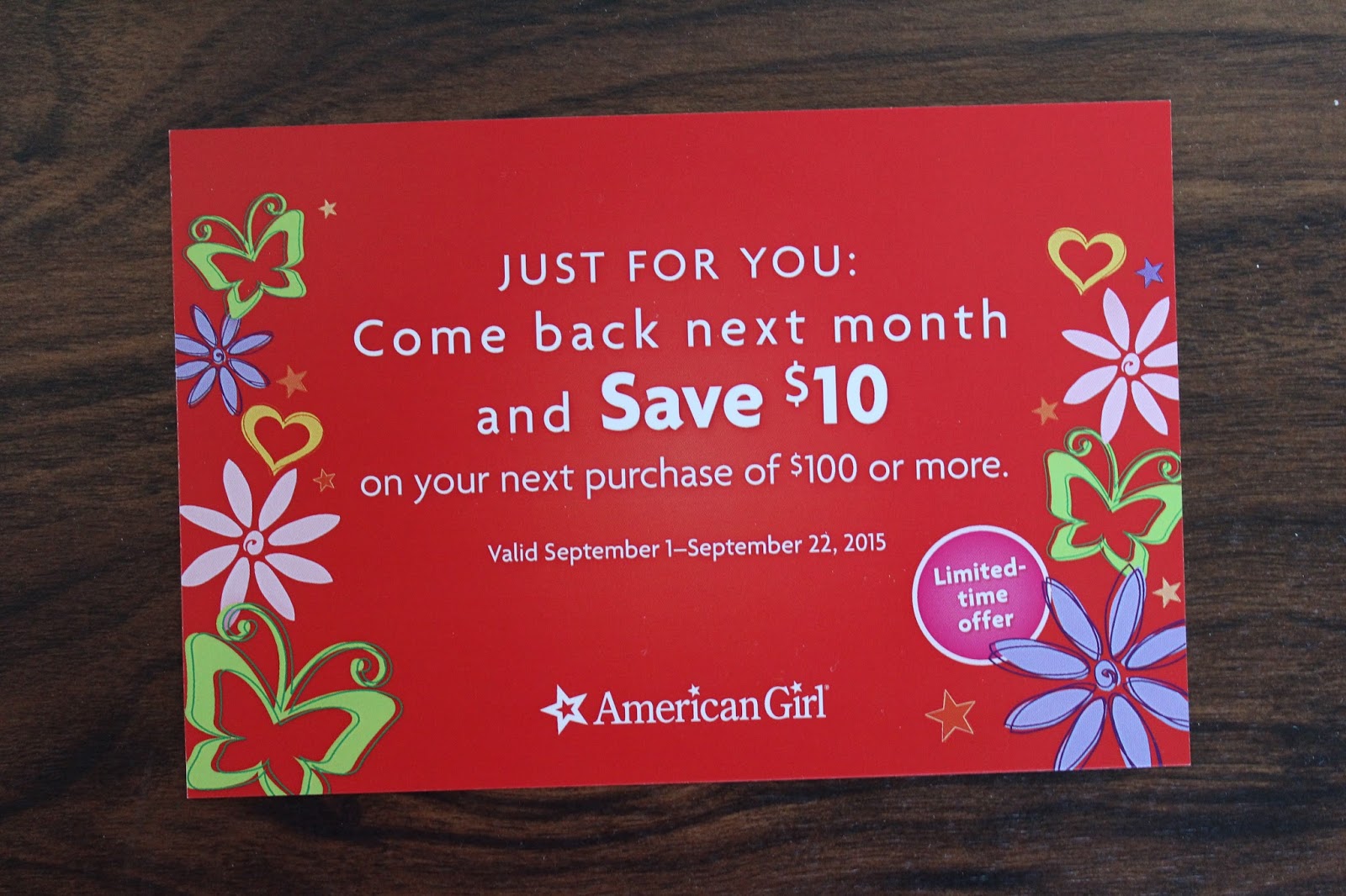 American Girl Chick (CLOSED) American Girl coupon giveaway!