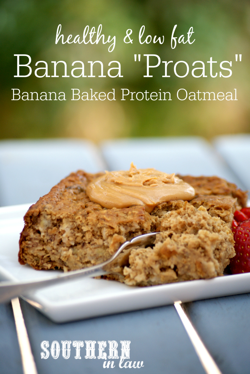 Southern In Law Recipe Banana Baked Protein Oatmeal